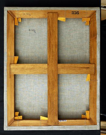 Натяжка картины на новый подрамник